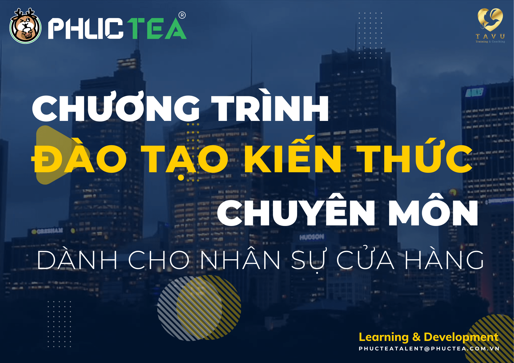 Chương trình đào tạo kiến thức chuyên môn dành cho nhân sự cửa hàng